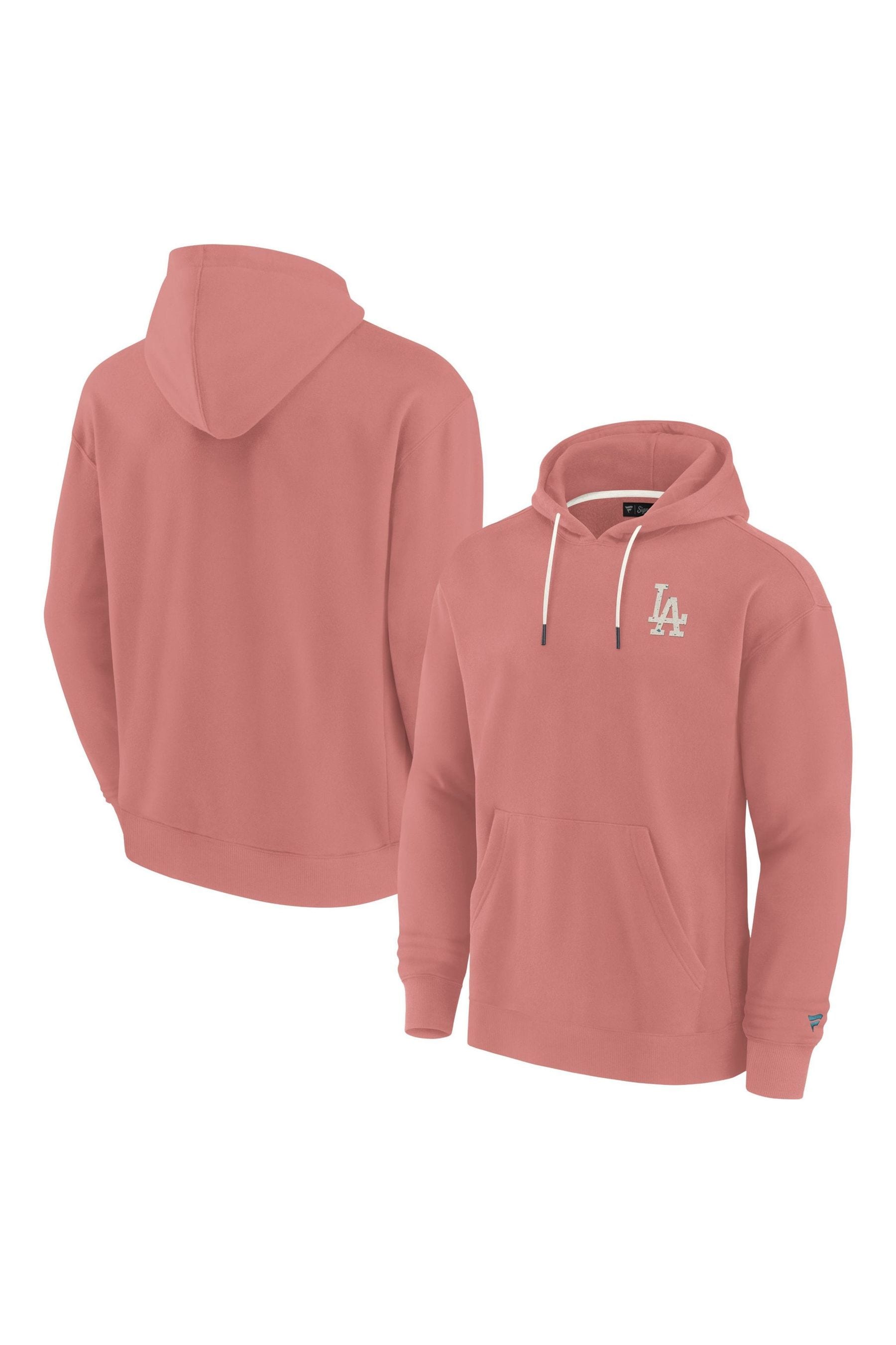 Pink dodgers hoodie top