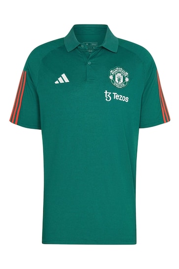 adidas Green Manchester United Training Polo Shirt
