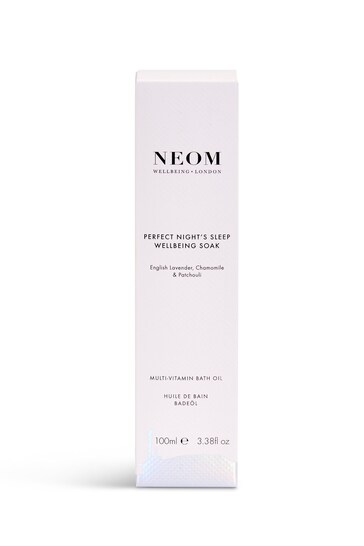 NEOM Perfect Nights Sleep Wellbeing Soak Multi-Vitamin Bath Oil 100ml