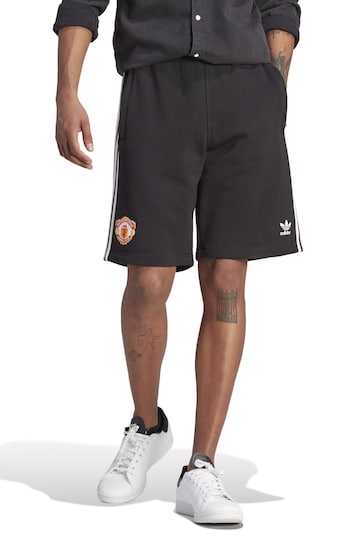 adidas Black Manchester United x Originals Shorts
