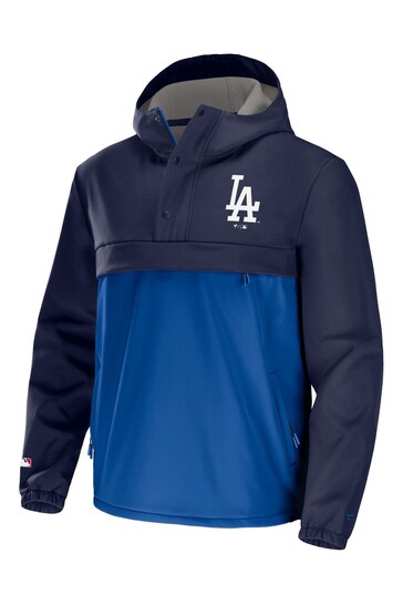 Fanatics Blue MLB Los Angeles Dodgers Midweight Overhead Jacket