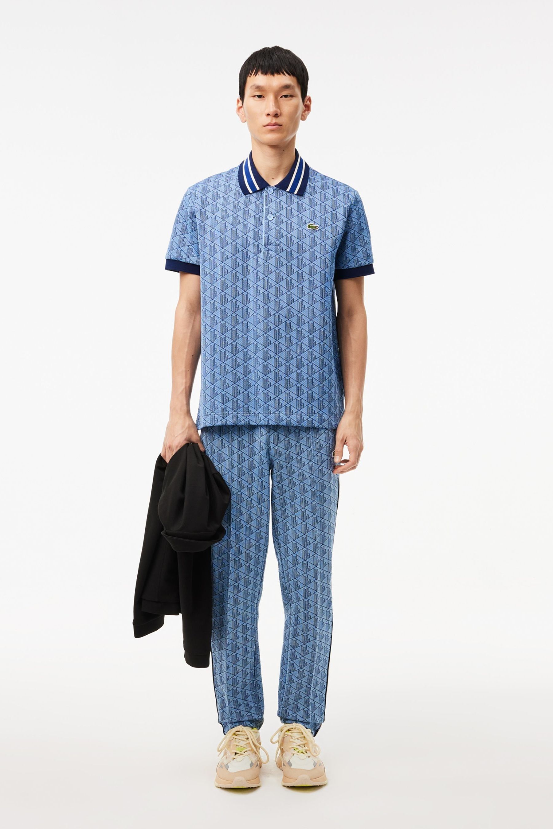 Buy Lacoste Blue Monogram Tracksuit Bottoms from the Next UK online shop