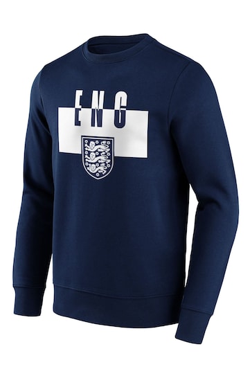 Fanatics Blue England Revert Graphic Sweatshirt