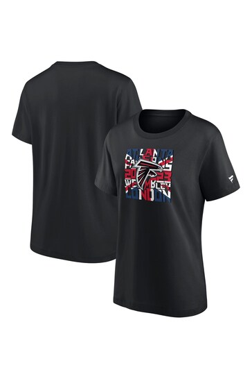 Fanatics Black NFL Atlanta Falcons London HT2 Graphic T-Shirt