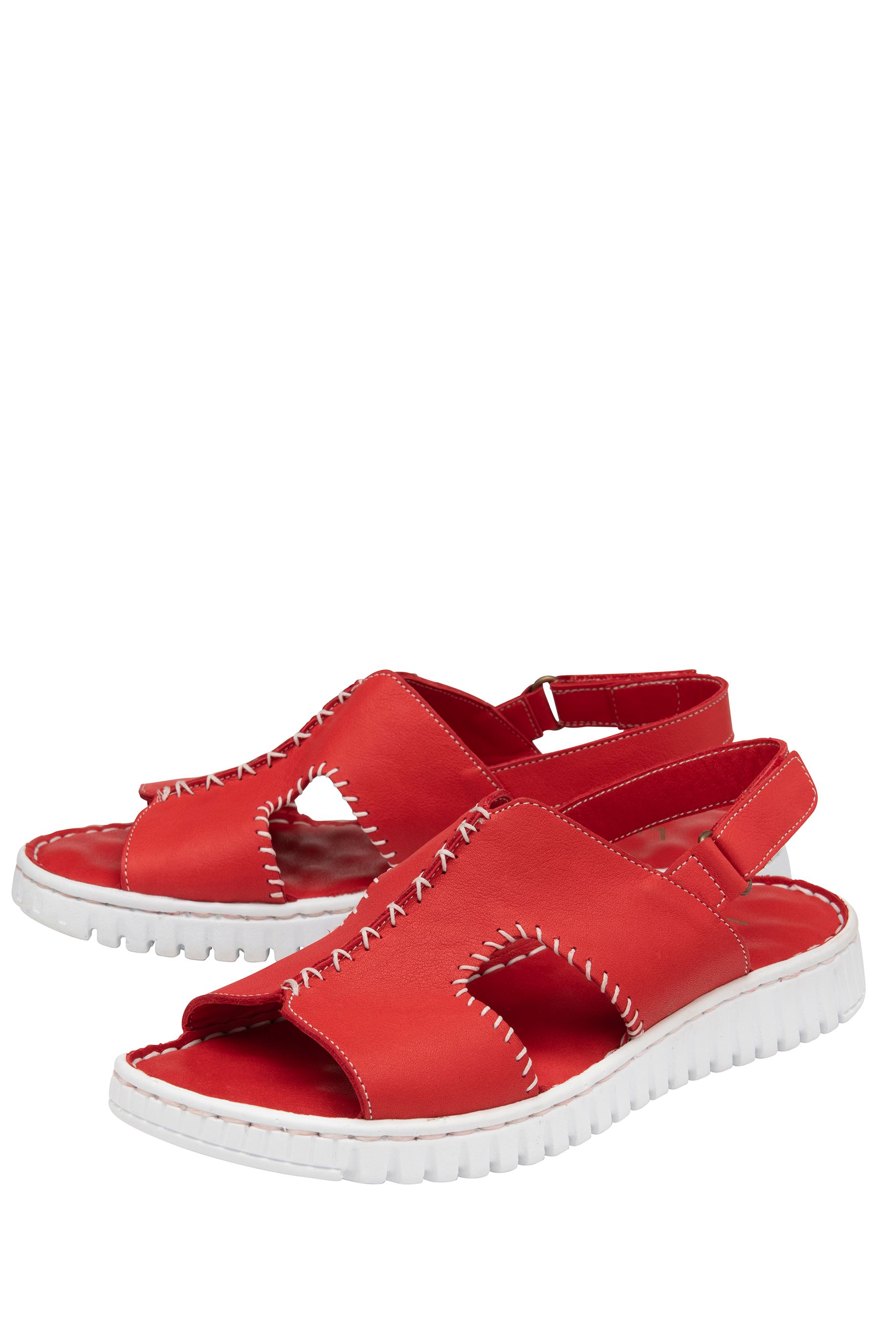 Lotus red sandals sales