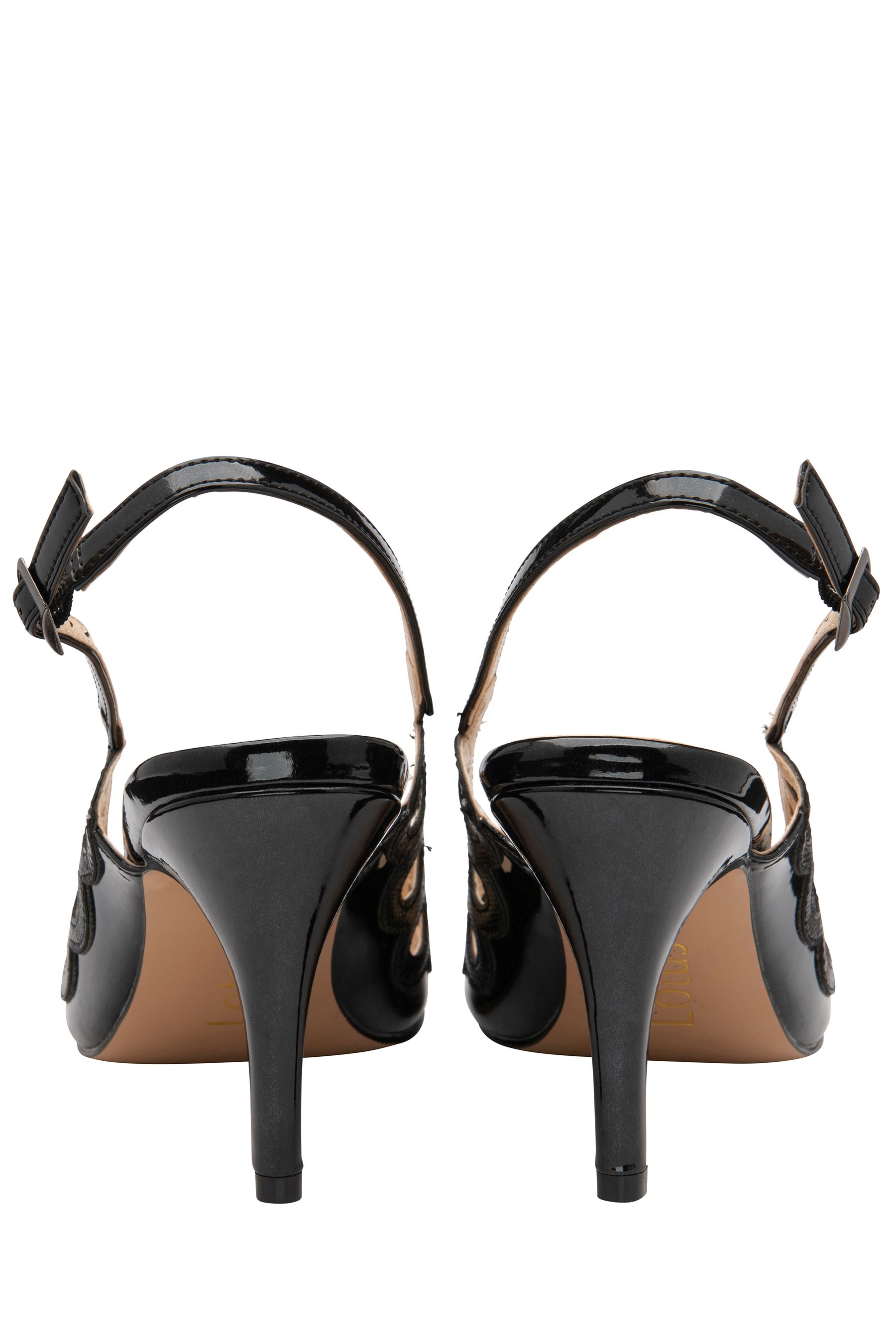 Buy Lotus Black Slingback Court Shoes from the Next UK online shop
