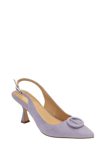 Lotus Purple Pointed-Toe Court Shoes
