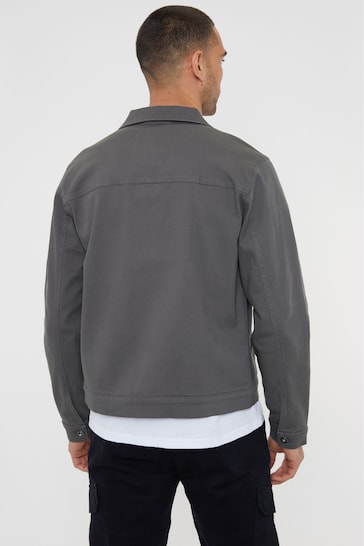 Threadbare Grey Classic Denim Jacket