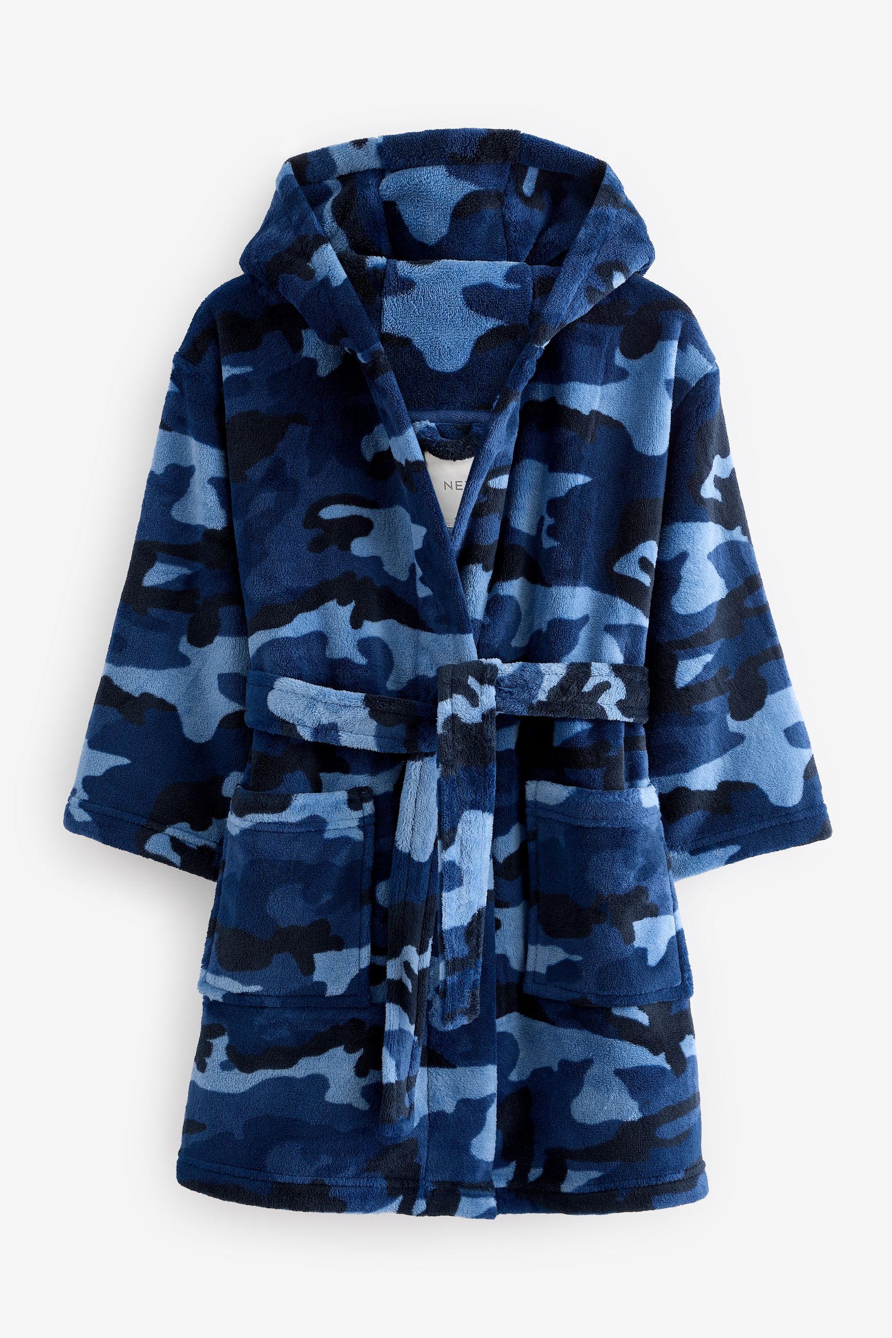 Boys navy dressing gown hot sale