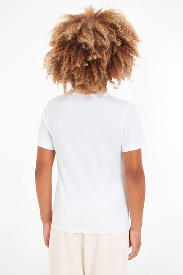 Calvin Klein Slogan White T-Shirt