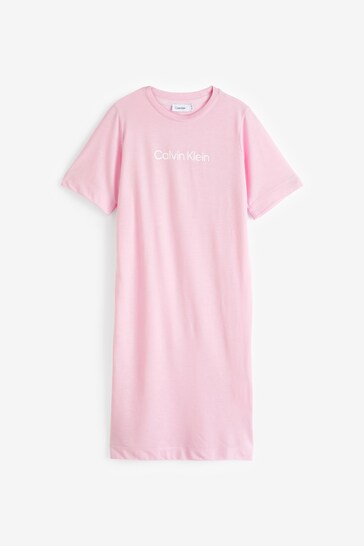 Calvin Klein Pink Slogan Nightdress