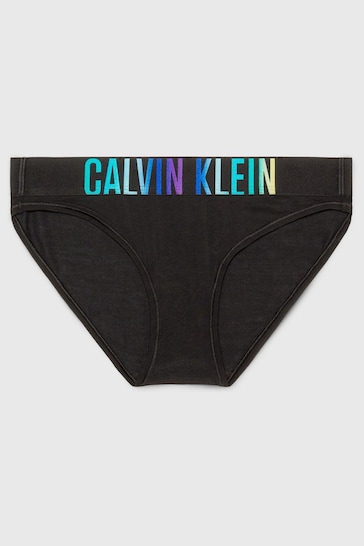 Calvin Klein Single Slogan Bikini White Knickers