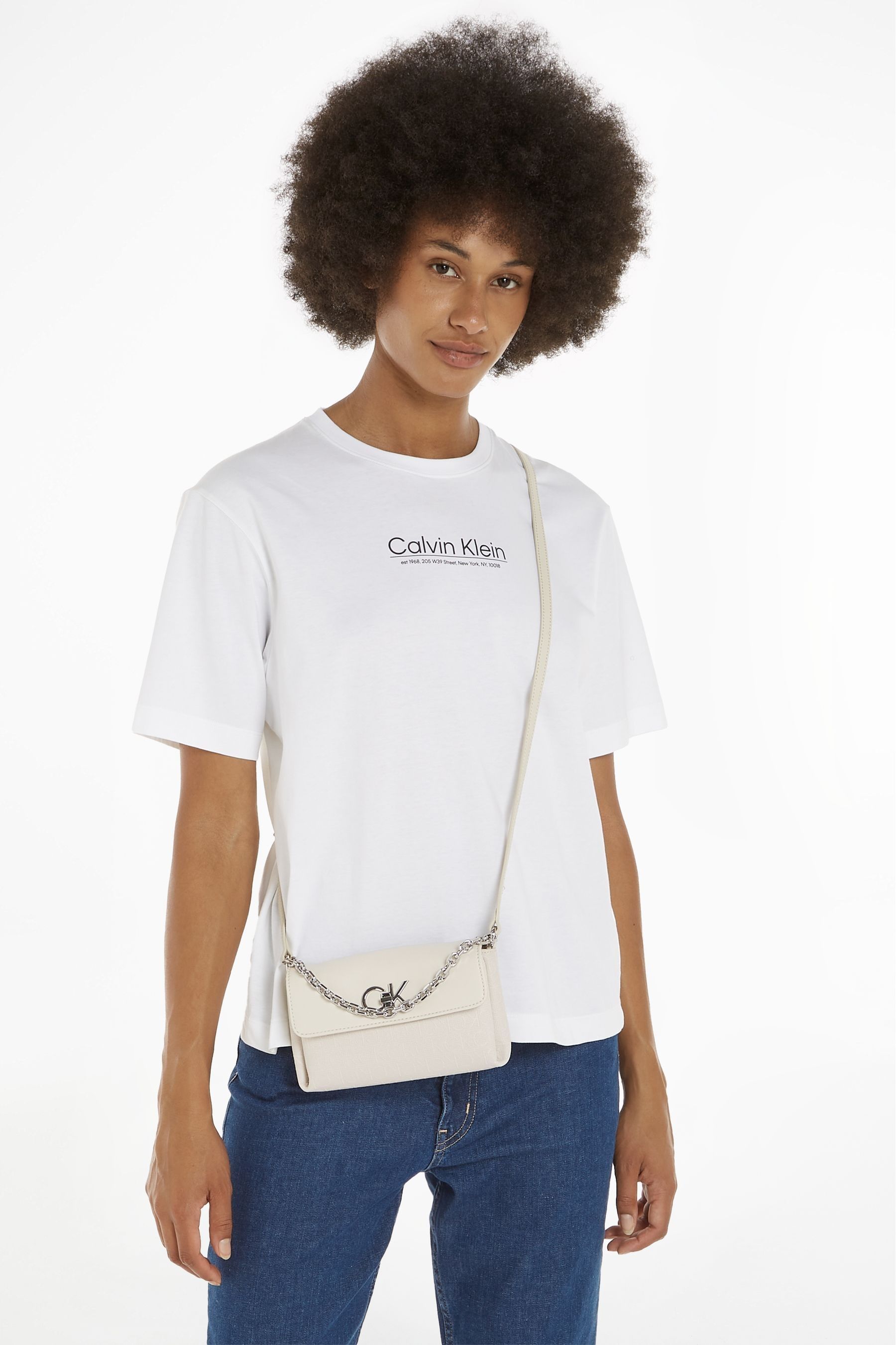 Buy Calvin Klein White Mini Cross Body Bag from the Next UK online shop