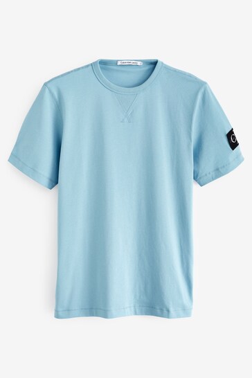 Calvin Klein Blue Badge Crew Neck T-Shirt