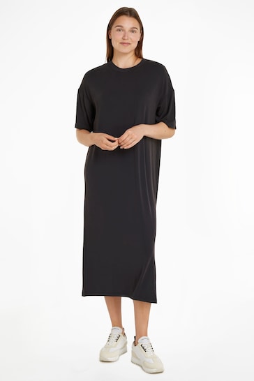 Calvin Klein Black T-Shirt Dress