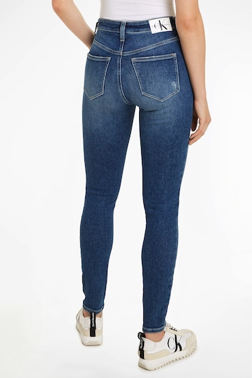 Calvin Klein Jeans Blue High Rise Skinny Jeans