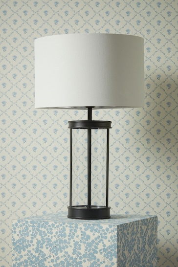 Laura Ashley Black Harrington Small Table Lamp