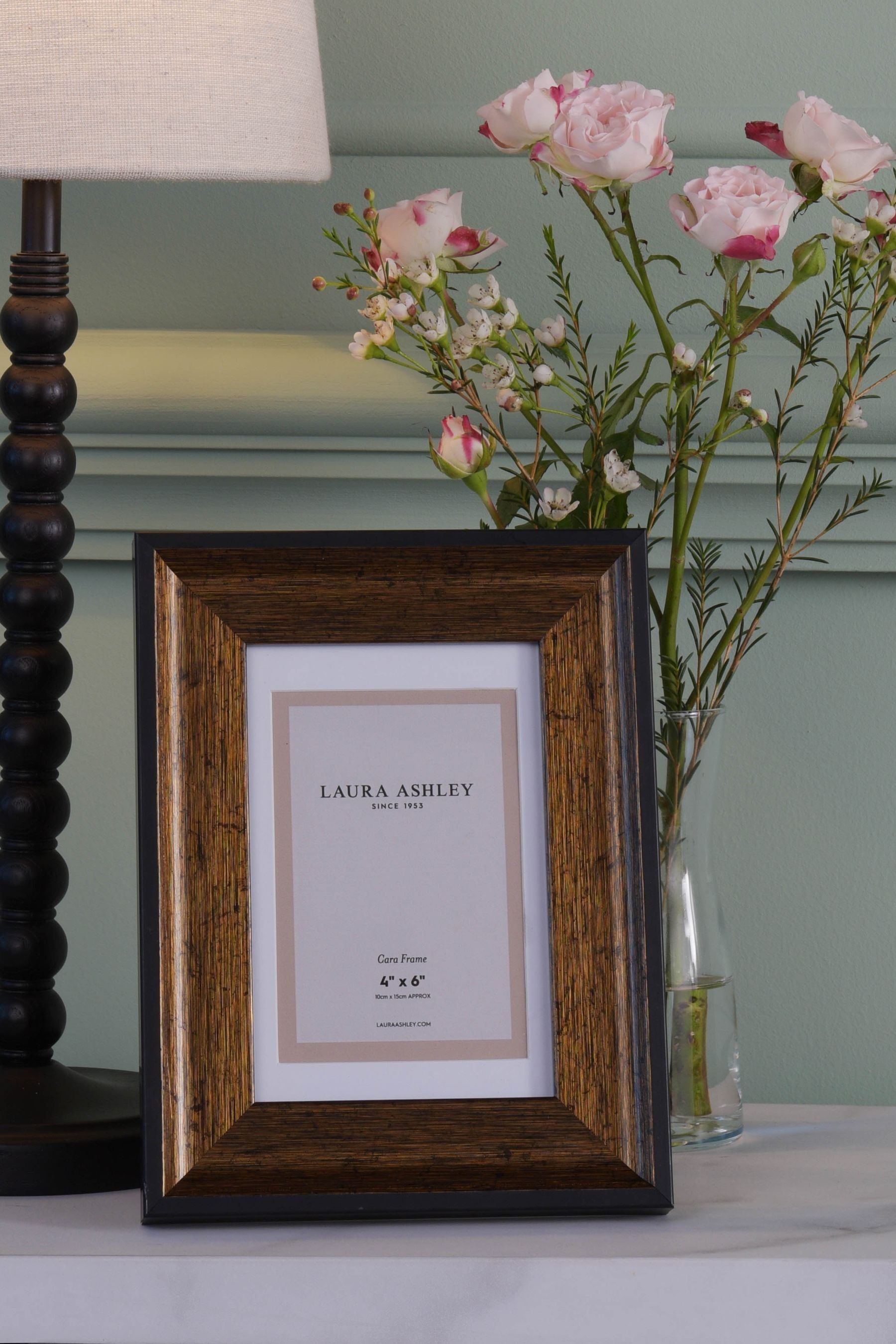 Laura Ashley Cara Bronze 4x6 Inch Photo Frame