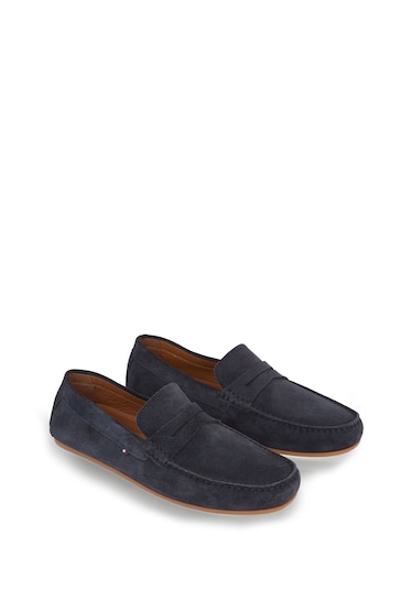 Tommy Hilfiger Casual Hilfiger Suede Driver Shoes