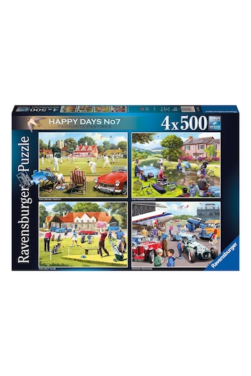Ravensburger Favourite Pastimes Jigsaws 4 Pack 500pc Puzzles