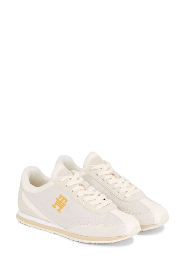 Tommy Hilfiger Cream Heritage Trainers