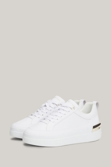 Tommy Hilfiger Lux Court White Sneakers