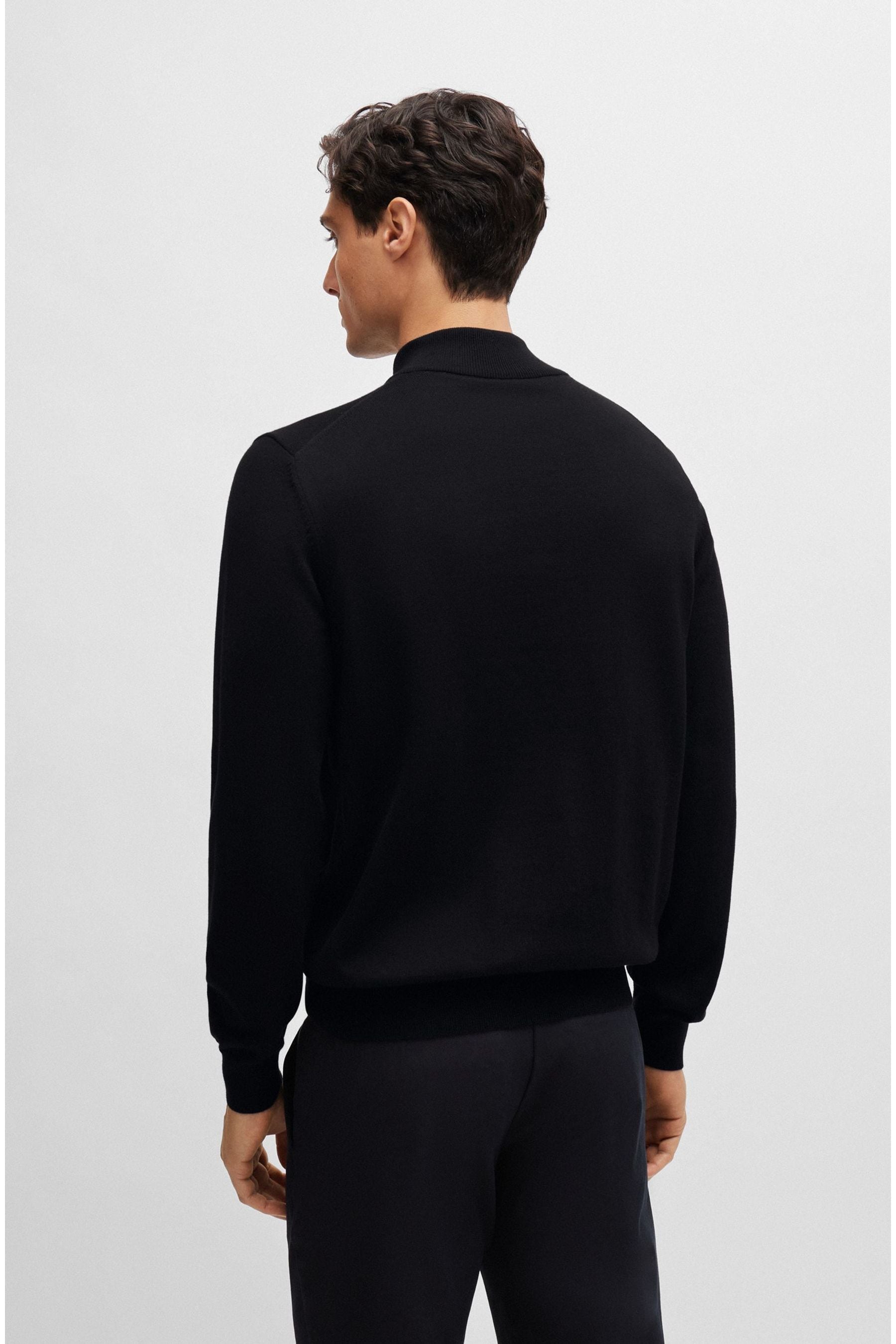 Boss zip neck sweater hot sale