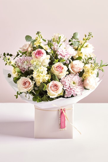 Laura Ashley Multi Fresh Flower Bouquet in Gift Bag
