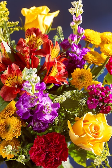 Bright Letterbox Fresh Flower Bouquet Of The Month