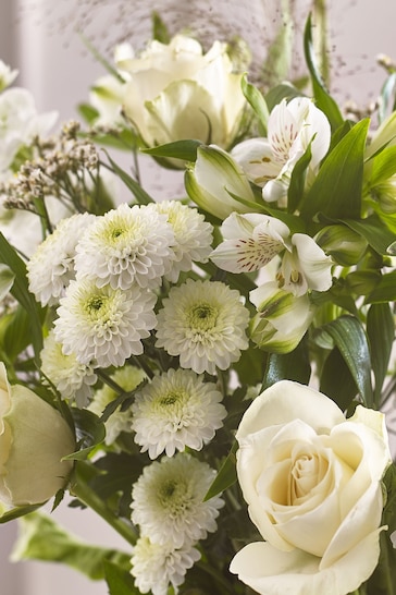 White Letterbox Fresh Flower Bouquet