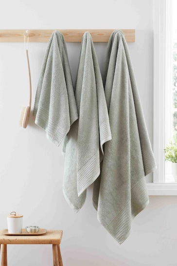 Bianca Sage Green Egyptian Cotton Towel
