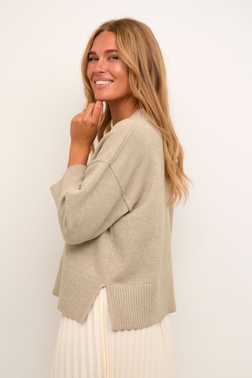 Kaffe Markle 3/4 Sleeve Casual Fit Pullover Jumper