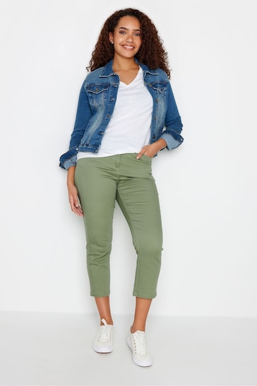 M&Co Green Petite Petite Cropped Jeans