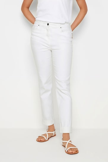 M&Co White Petite Cigerrette Jeans