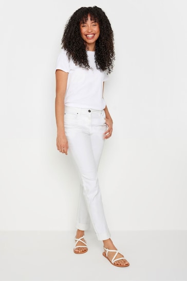 M&Co White Petite Cigerrette Jeans