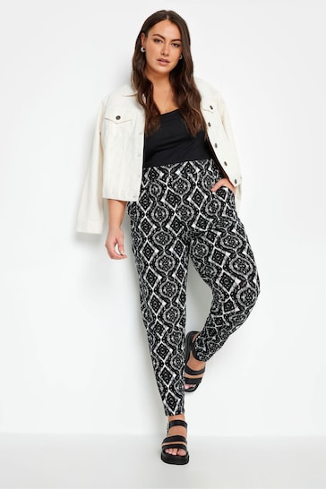 Yours Curve Black Harem Trousers