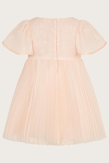 Monsoon Pink Baby Florence Sequin Dress