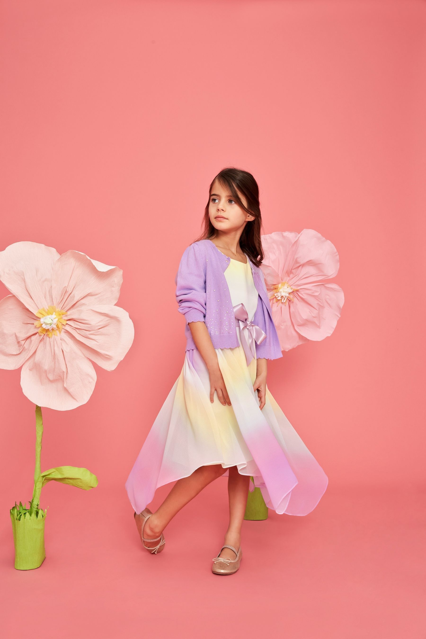 Ombre chiffon new arrivals gown
