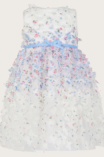 Monsoon Natural Baby Confetti 3D Petal Dress