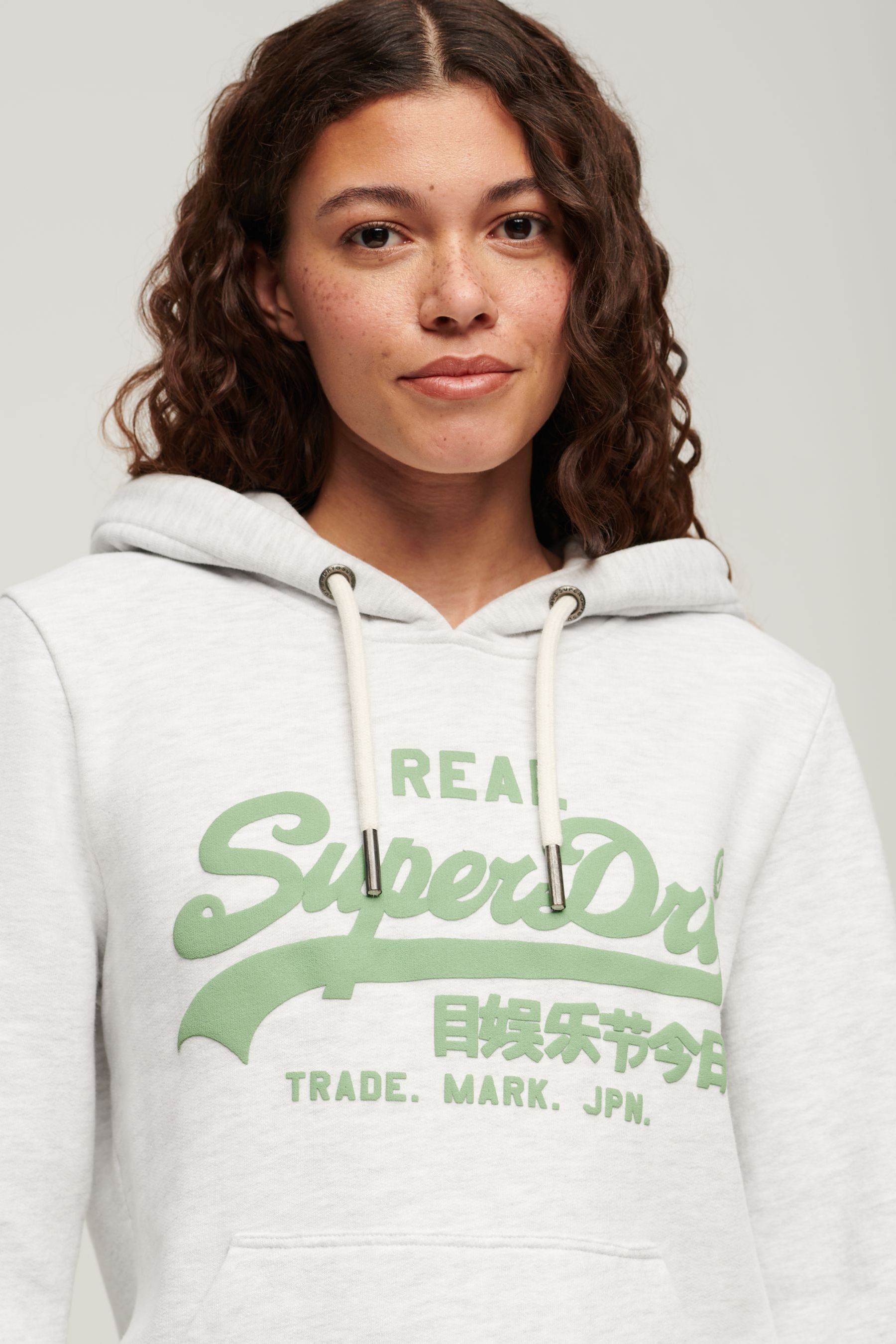Neon graphic hoodie top