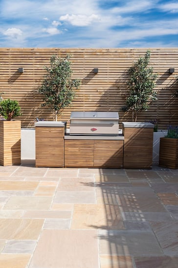 Maze Natural Bali Outdoor Kitchen with Beef Eater 5 Burner BBQ