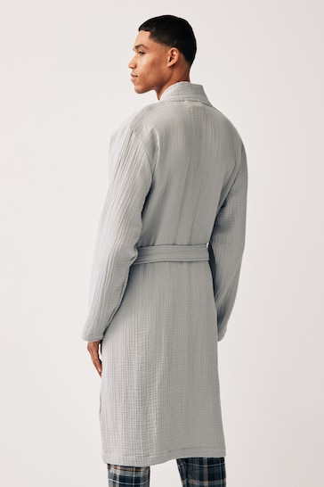 Tommy Hilfiger Grey Woven Robe