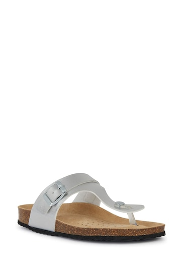 Geox Silver D Brionia Sandals