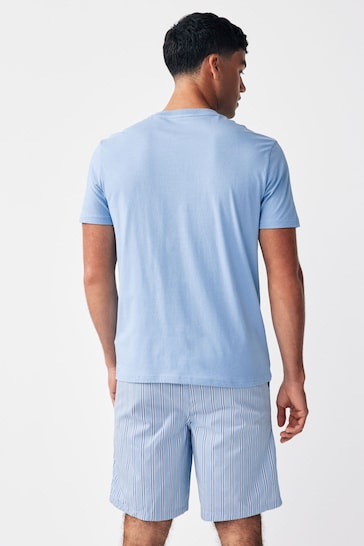 Tommy Hilfiger Blue Woven Pyjamas Set