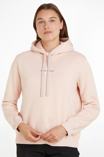 Calvin Klein Pink Logo Hoodie
