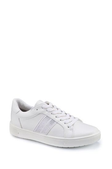 Hotter White Libra Lace-Up Shoes
