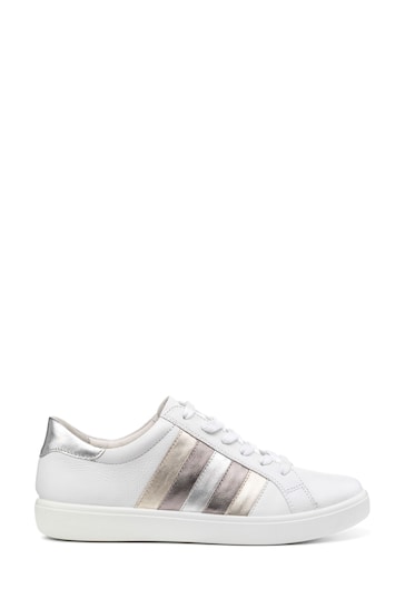 Hotter White Gold Switch Lace-Up Shoes