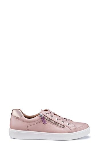 Hotter Pink Chase II Lace up / Zip Wide Fit Trainers