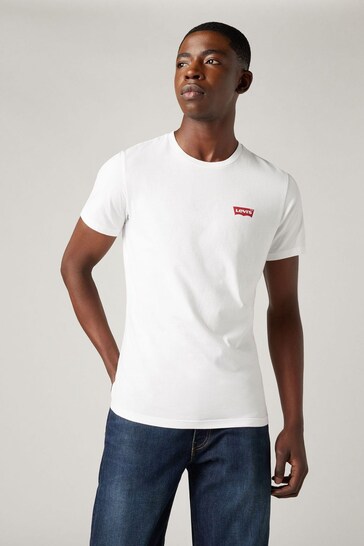 Levi's® White Crewneck Graphic T-Shirts 2 Pack