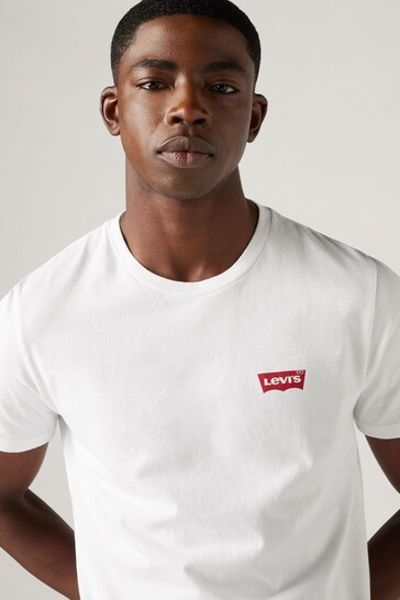 Levi's® White Crewneck Graphic T-Shirts 2 Pack